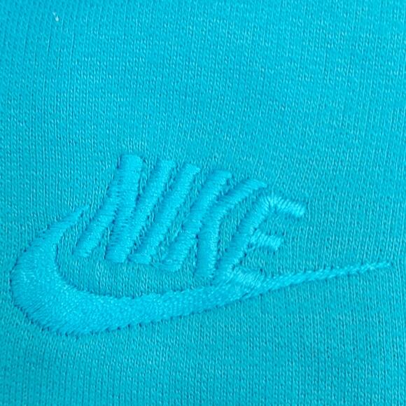 Vintage 80s NIKE Sweatshirt Womens Medium 22x22 Boxy Blue - Picture 13 of 16